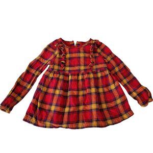 Tahari plaid Kids Top Girl Size 5/6